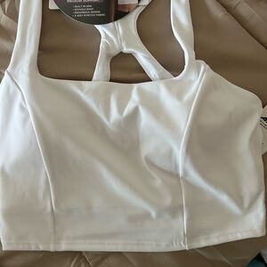 Avia White Sports Bra for Women